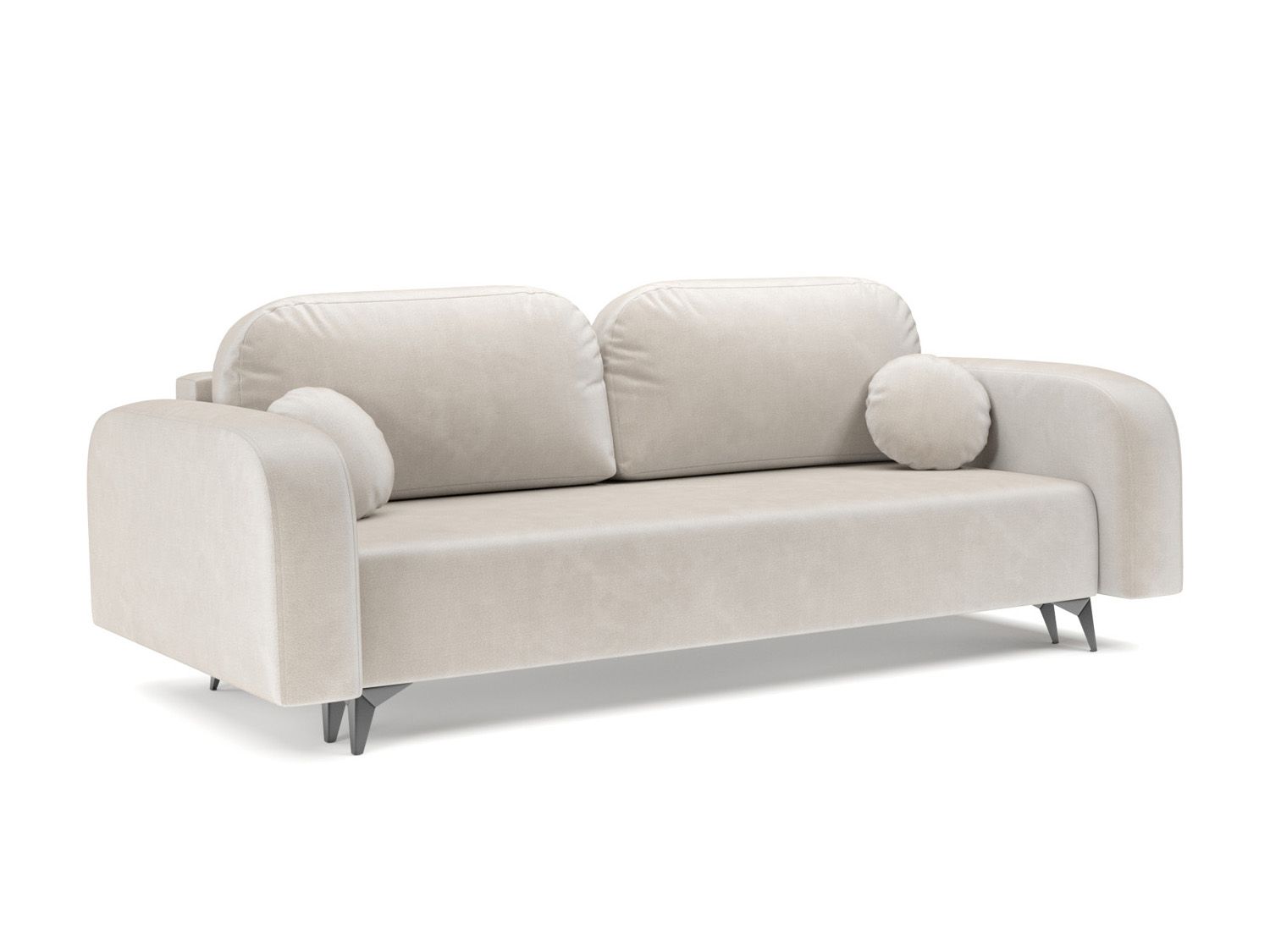 Диван Цюрих бархат бежевый STAR VELVET 6 LIGHT Beige