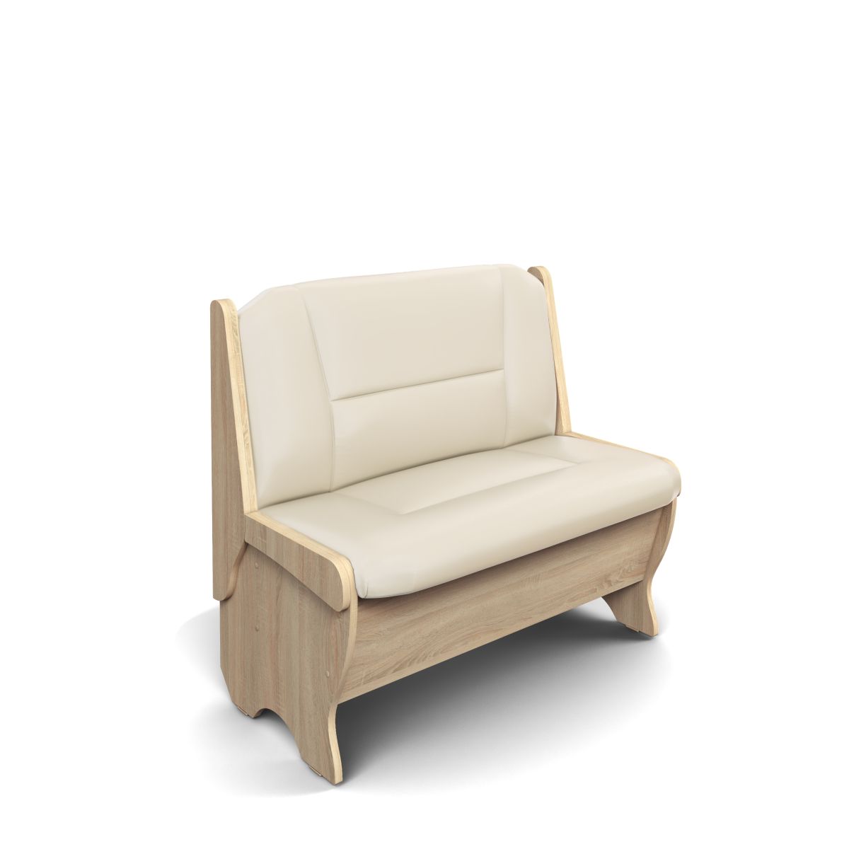 Скамья Лотос 950 дуб сонома/крем