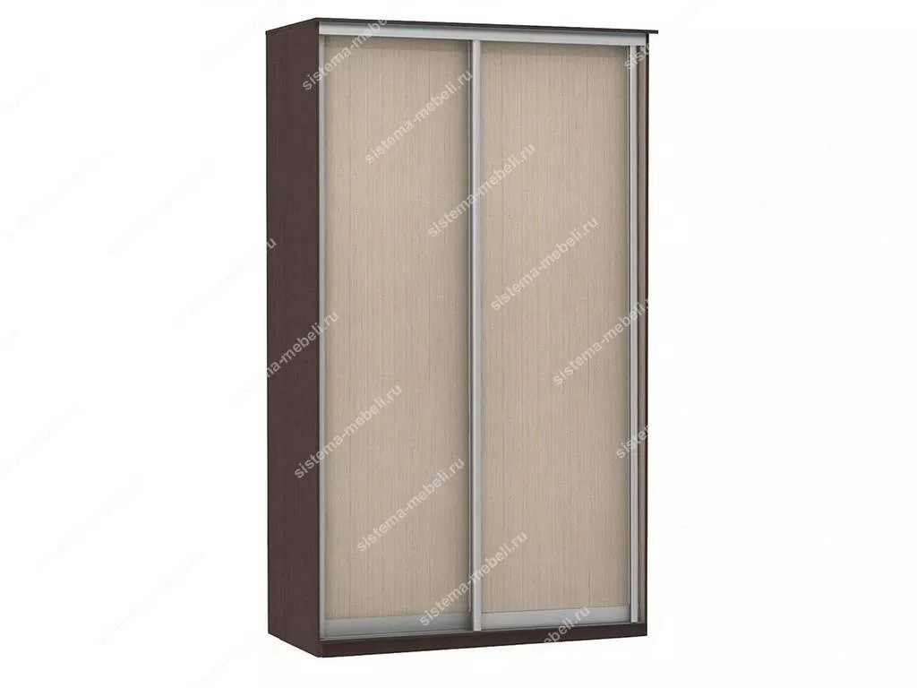 Шкаф купе Модерн 1190х450 2-х дверный глухой венге/ясень