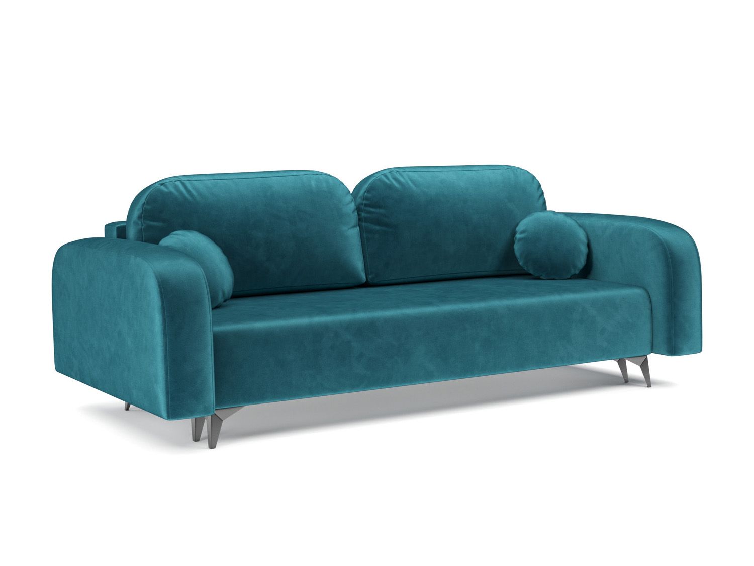 Диван Цюрих бархат сине-зеленый STAR VELVET 43 BLACK GREEN