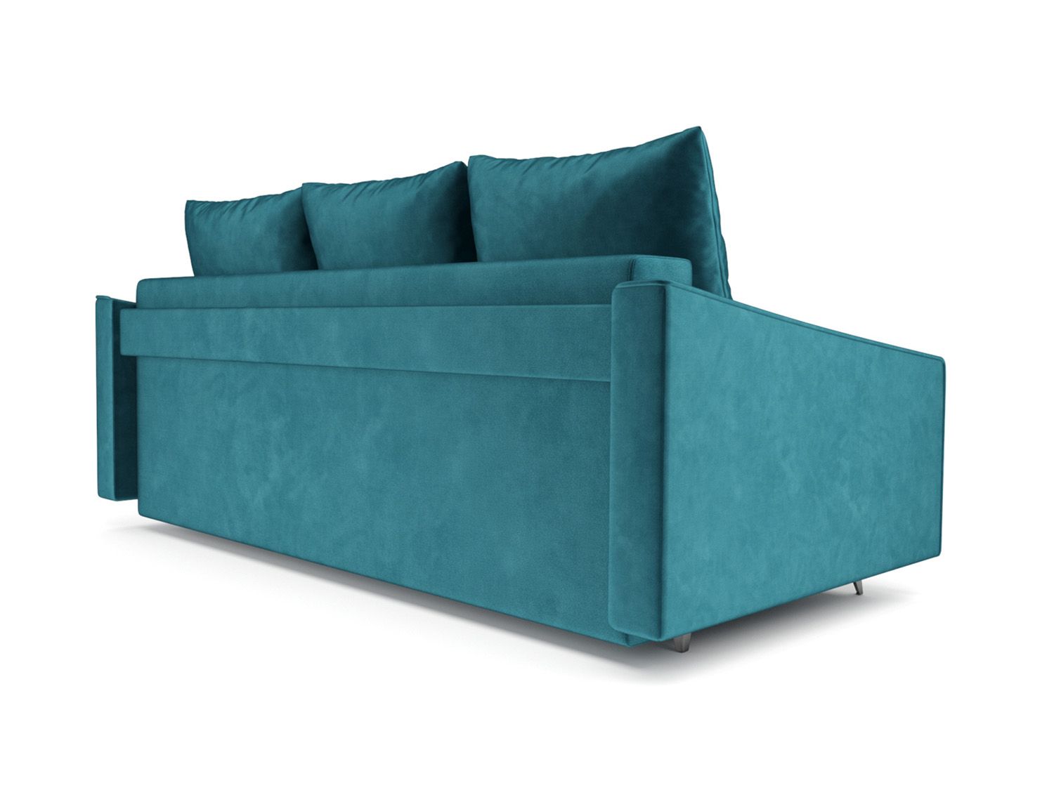 Диван Уэльс бархат сине-зеленый STAR VELVET 43 BLACK GREEN
