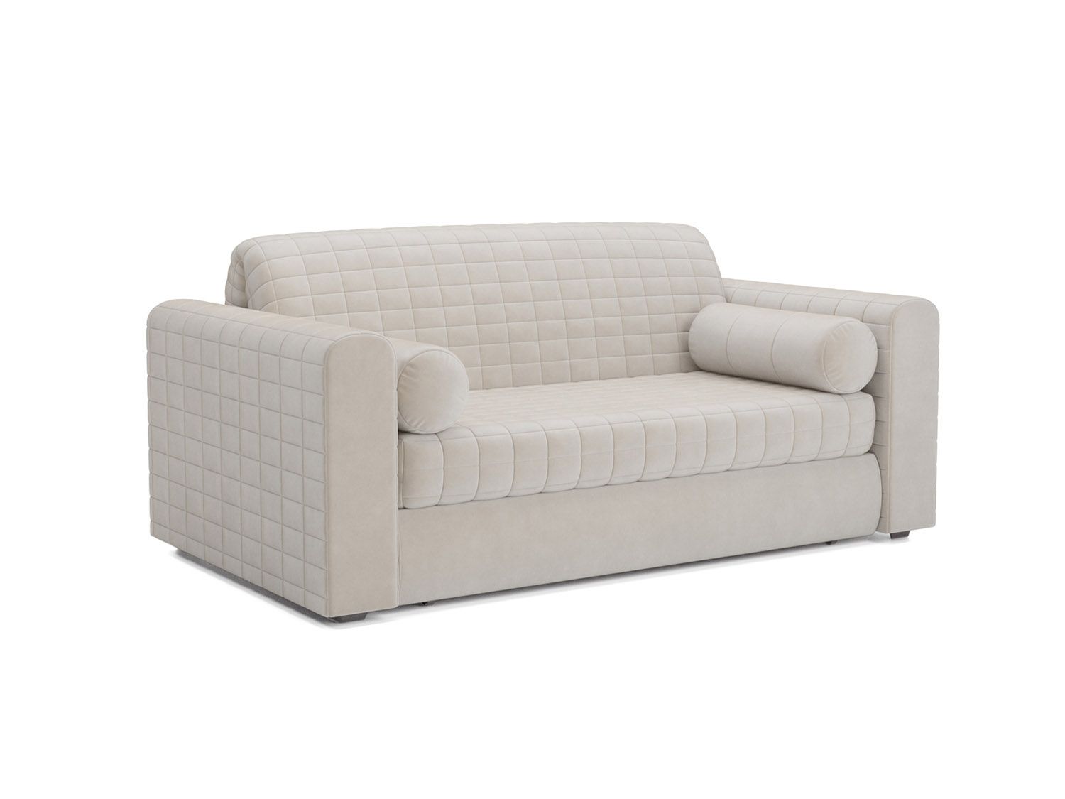 Диван Аккордеон Барон №5 бархат бежевый STAR VELVET 6 LIGHT BEIGE