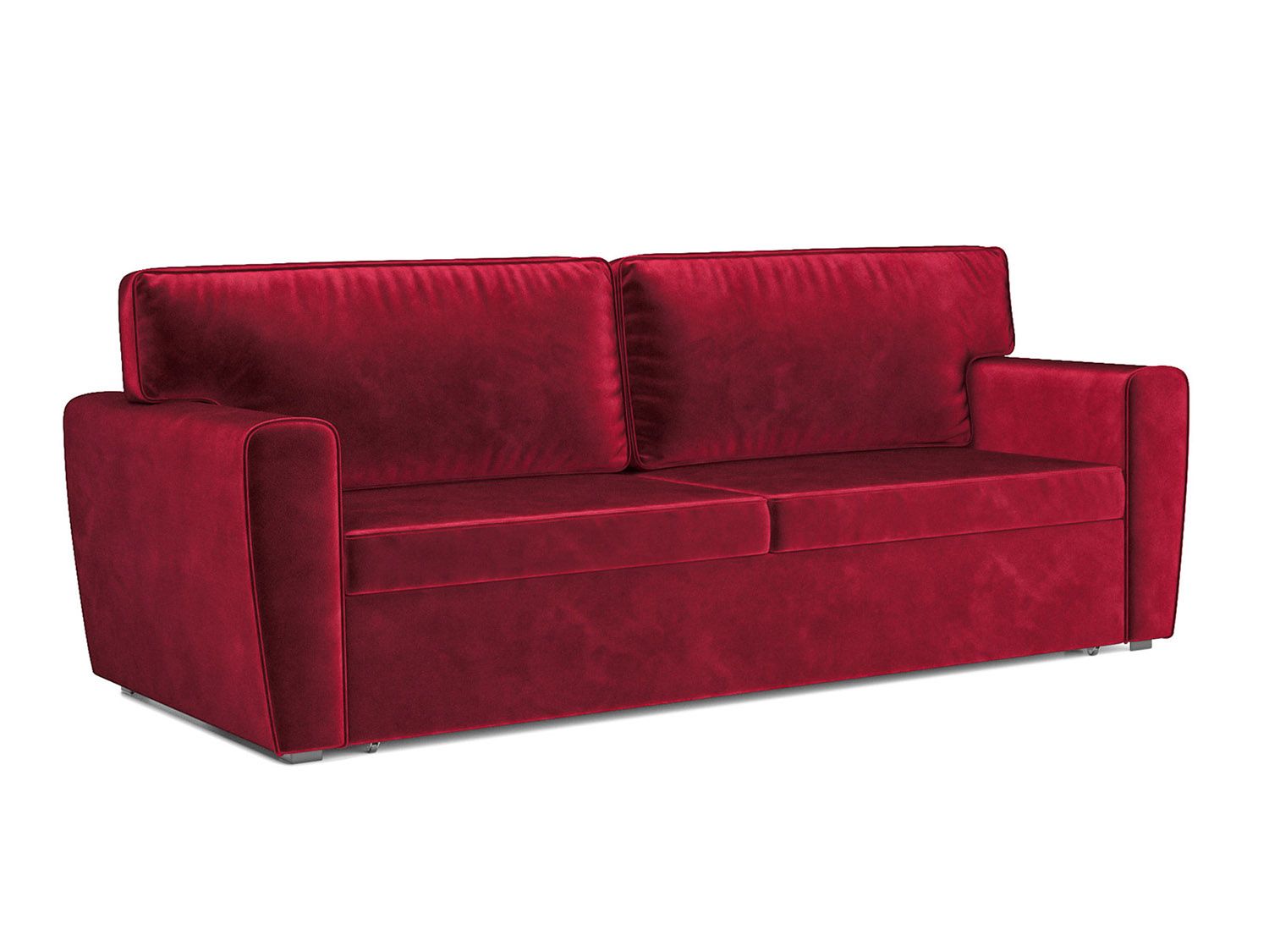 Диван Оскар бархат красный  STAR VELVET 3 DARK RED