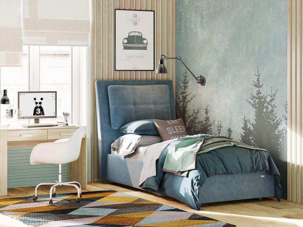 Кровать Эстер 900 модель 311 Галакси лайт 22