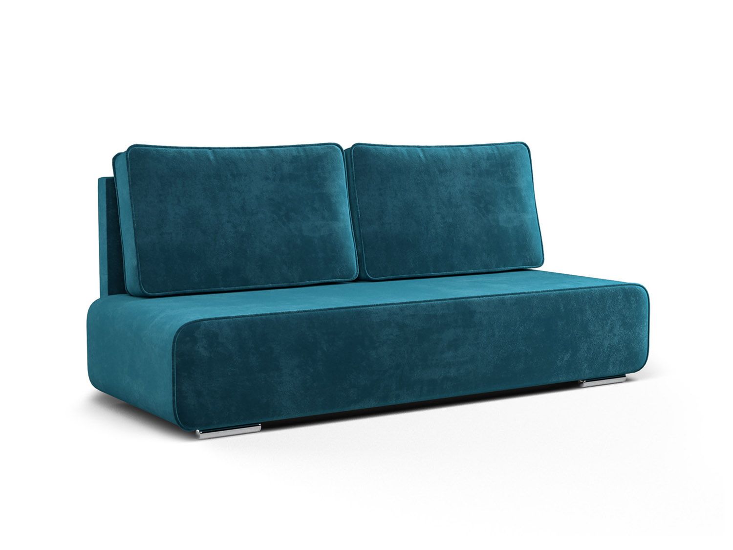 Диван Марк бархат сине-зеленый STAR VELVET 43 BLACK GREEN