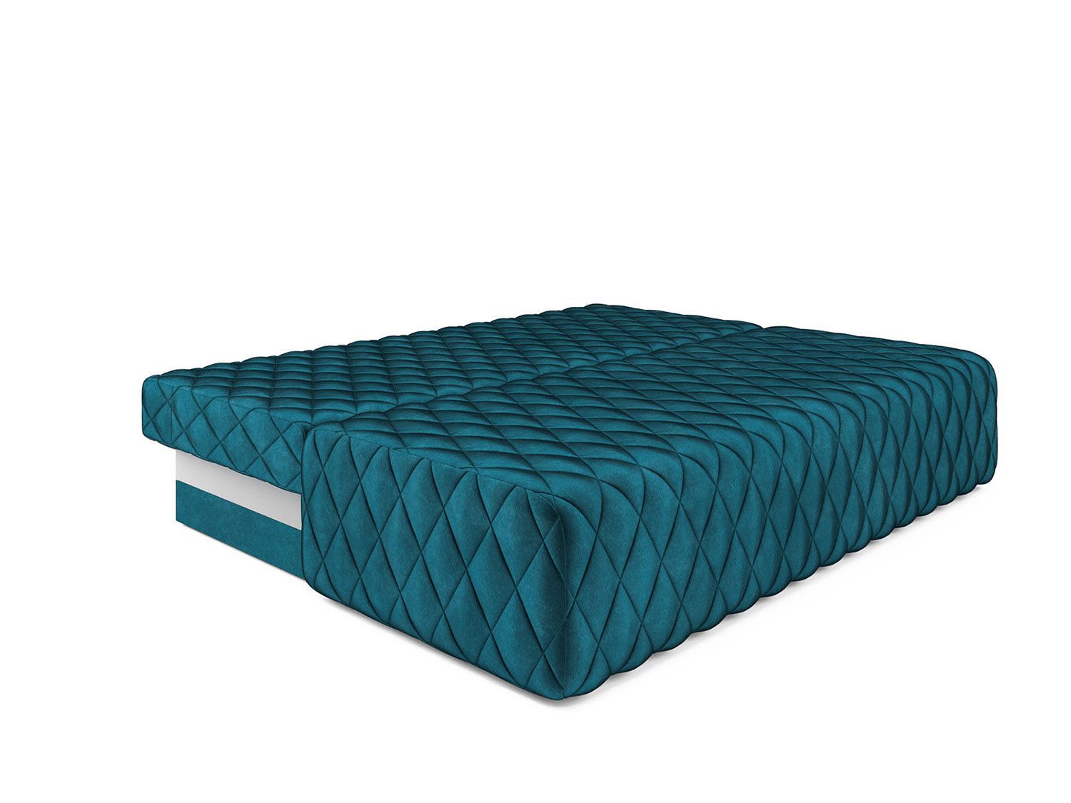 Диван Роял бархат сине-зеленый STAR VELVET 43 BLACK GREEN