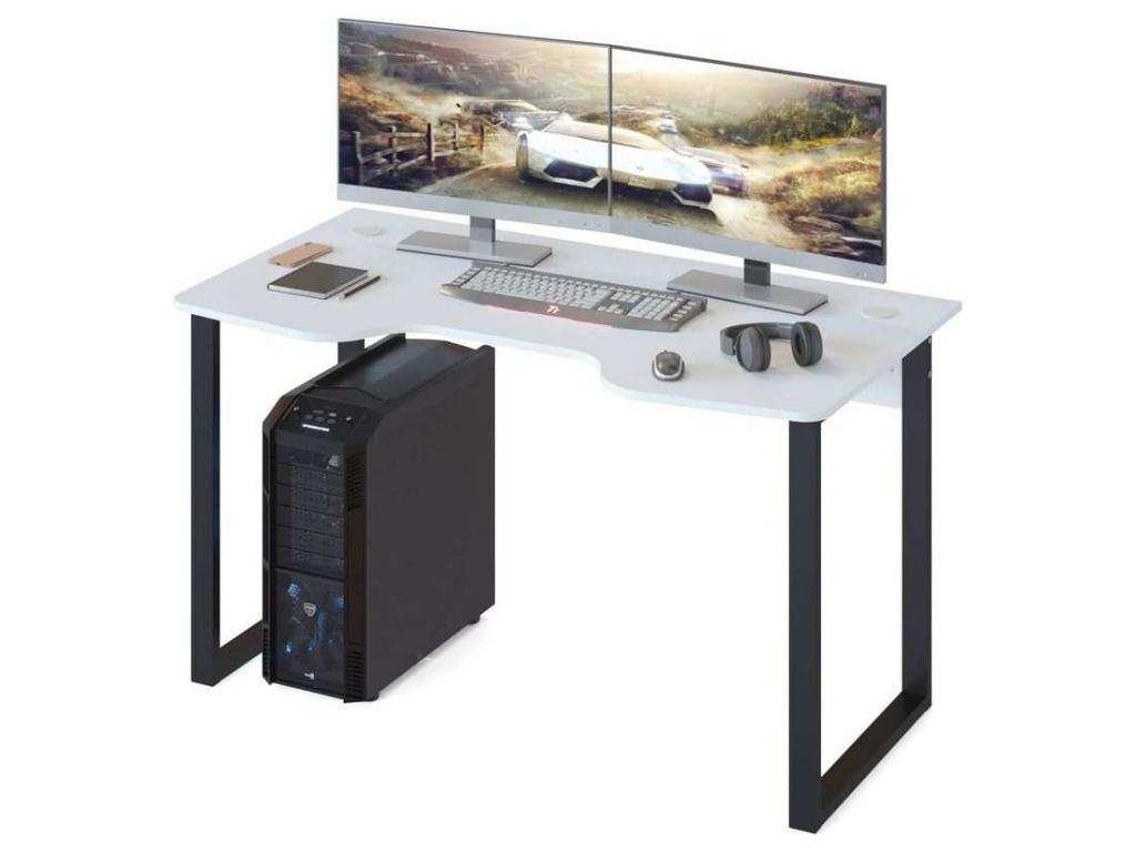 Игровой компьютерный стол КСТ-19 Белый
