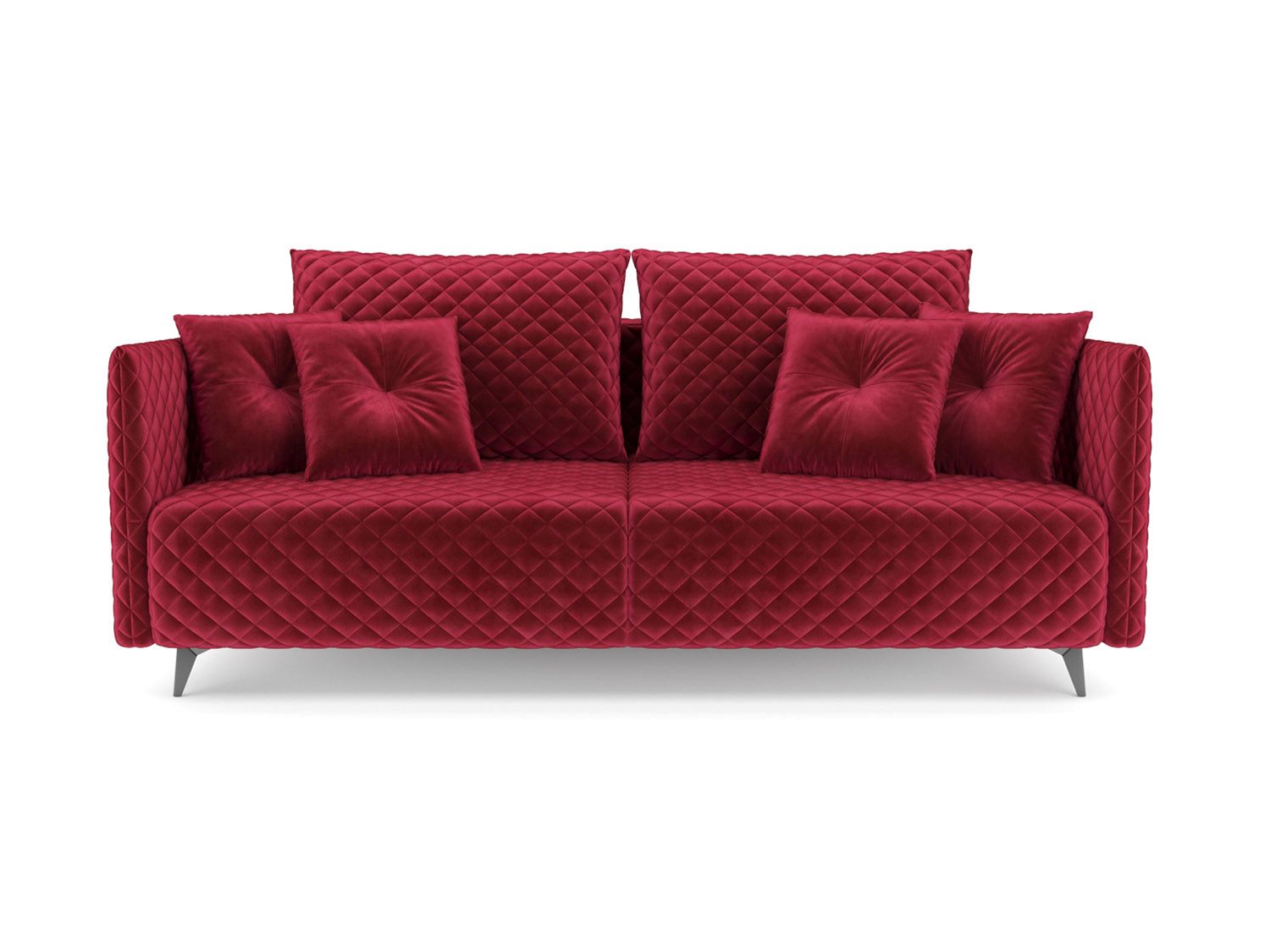Диван Вашингтон бархат красный/ STAR VELVET 3 DARK RED