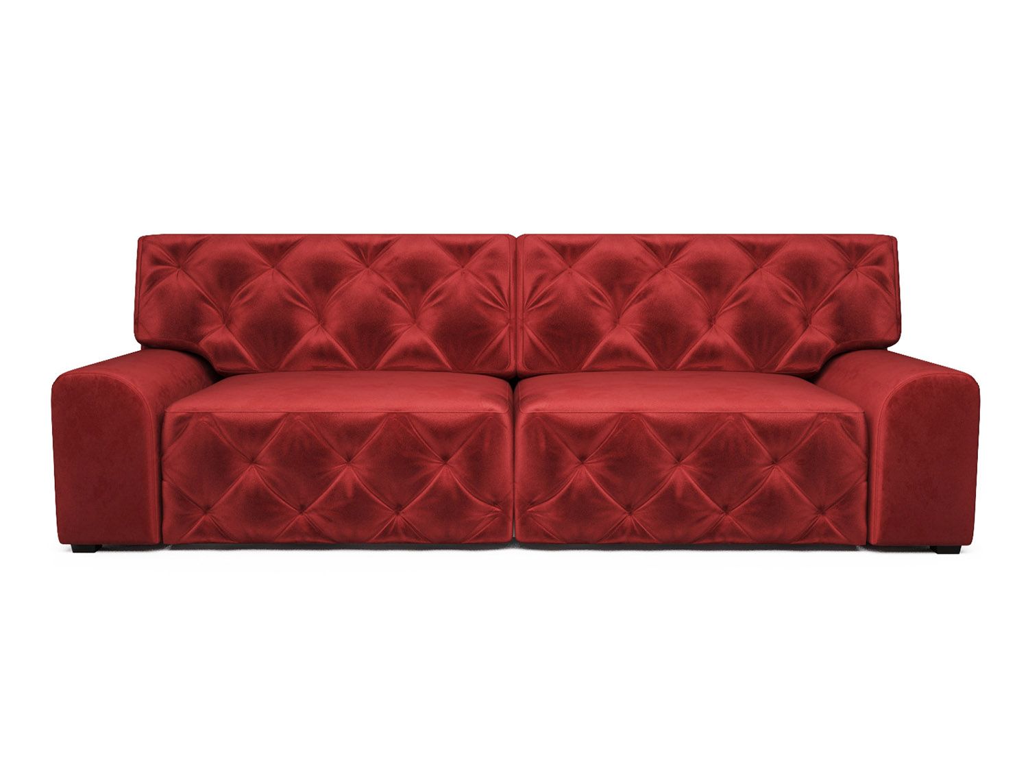 Диван Милан бархат красный/ STAR VELVET 3 DARK RED