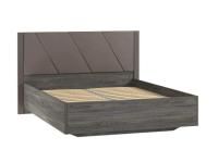 НМ 011.75 кровать Саммит / ясень анкор тёмный / графит софт