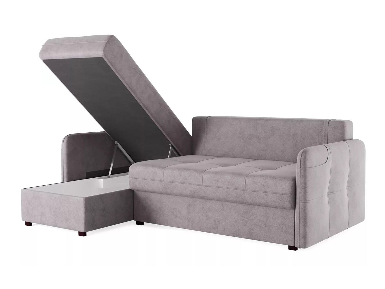 Диван угловой Смарт 1 1Пф-2Т Велюр Кашемир 890
