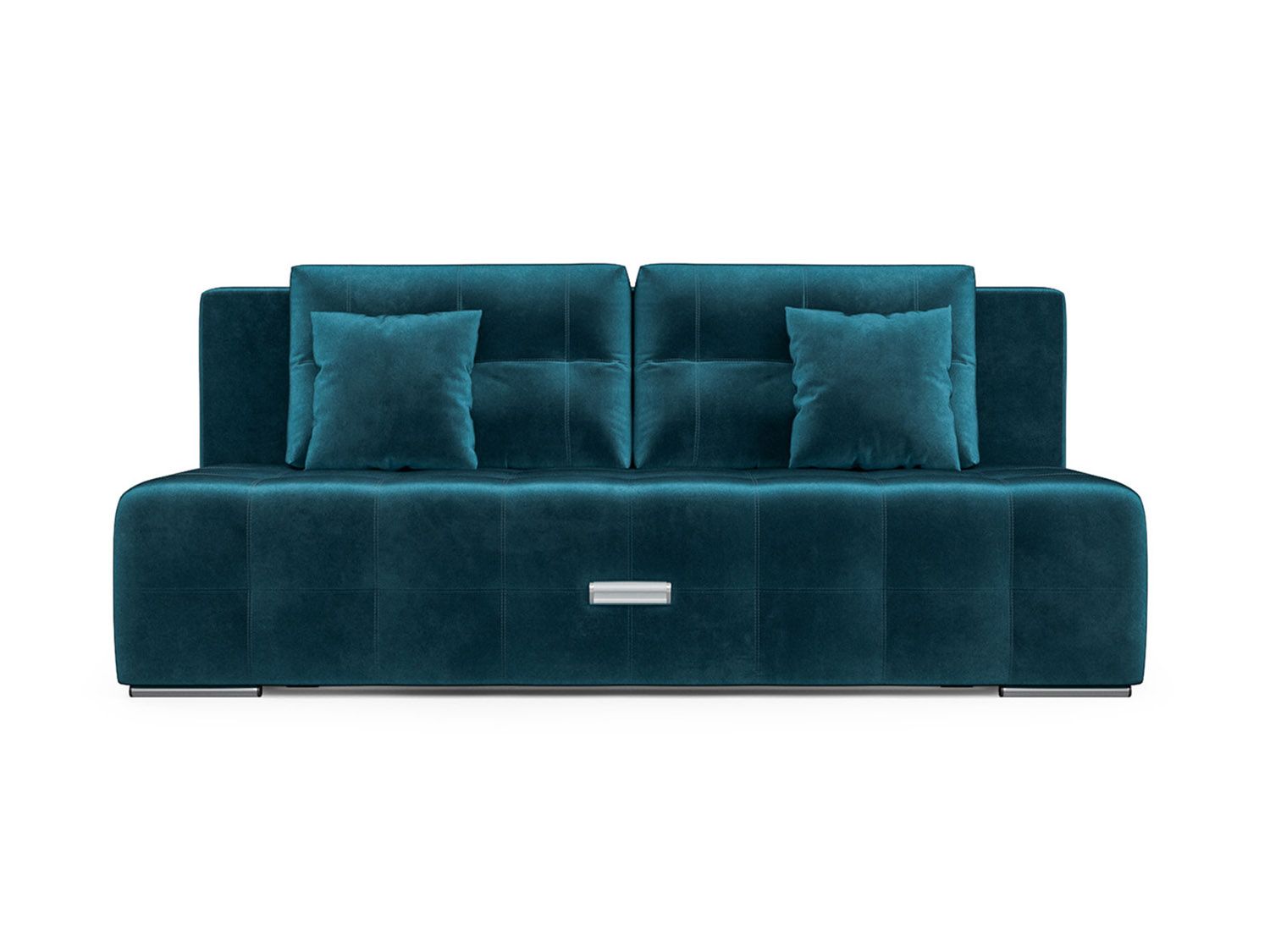Диван Марсель №4 бархат сине-зеленый STAR VELVET 43 BLACK GREEN