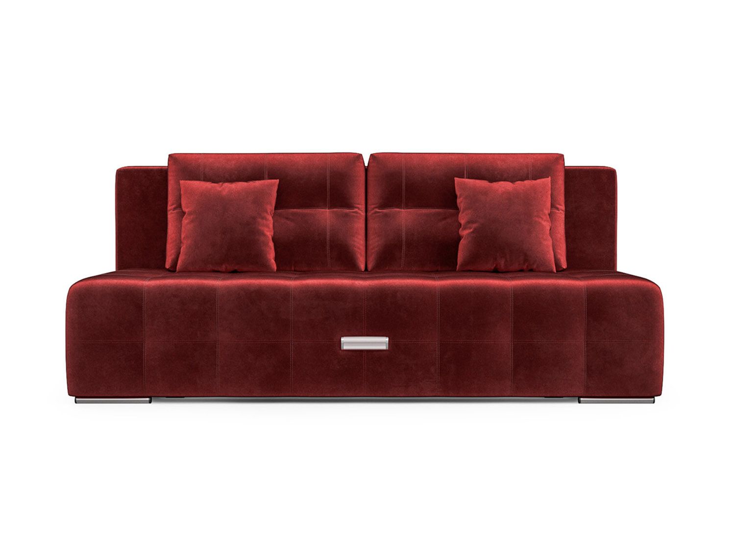 Диван Марсель №4 бархат красный  STAR VELVET 3 DARK RED
