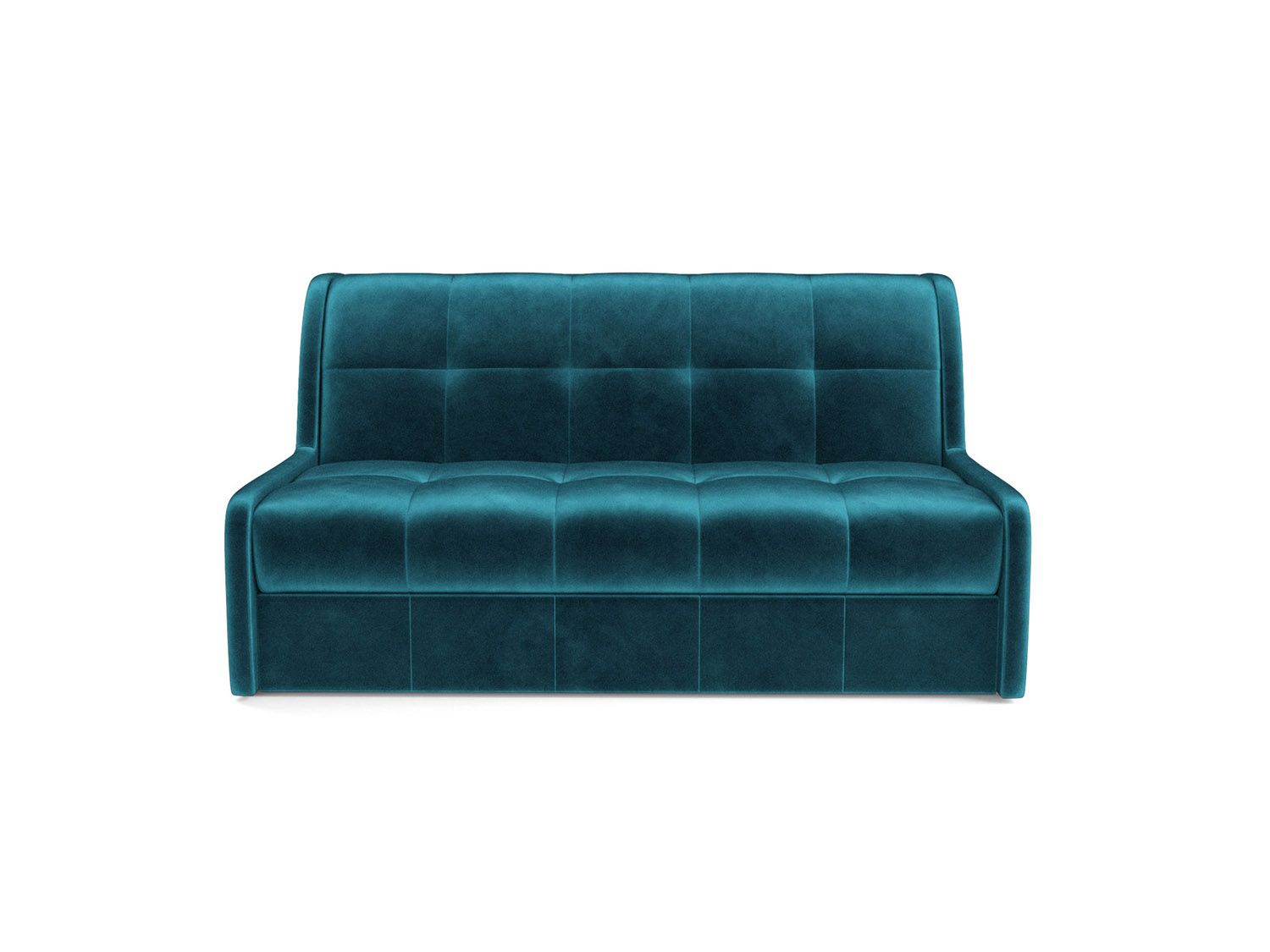 Диван Аккордеон Барон №6 бархат сине-зеленый STAR VELVET 43 BLACK GREEN
