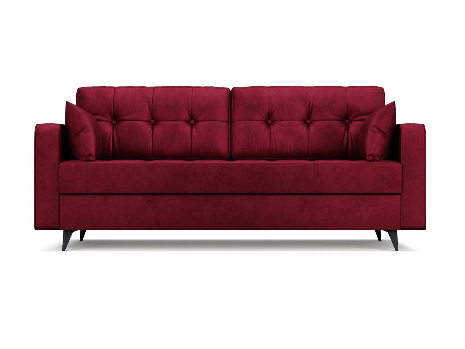 Диван Снеп бархат красный/ STAR VELVET 3 DARK RED