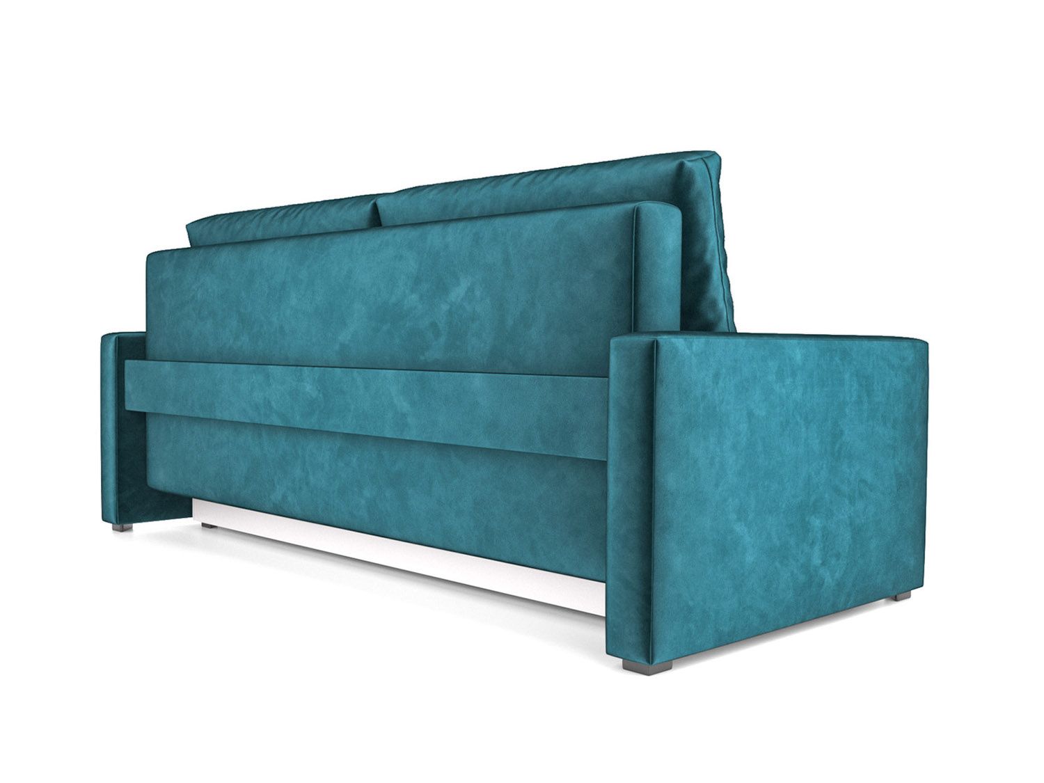 Диван Поло бархат сине-зеленый STAR VELVET 43 BLACK GREEN