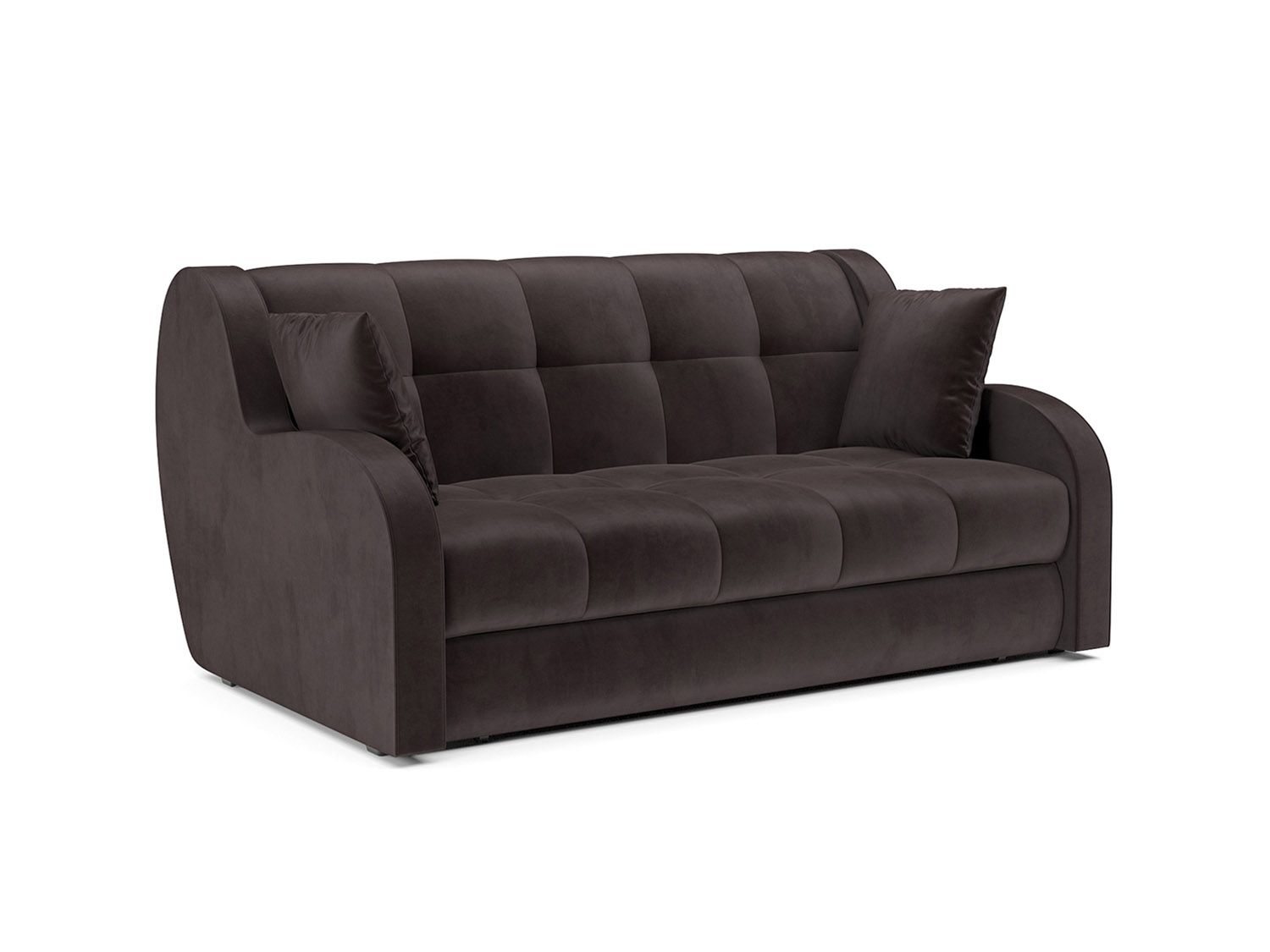 Диван Аккордеон Барон бархат шоколадный Star Velvet 60 Coffee