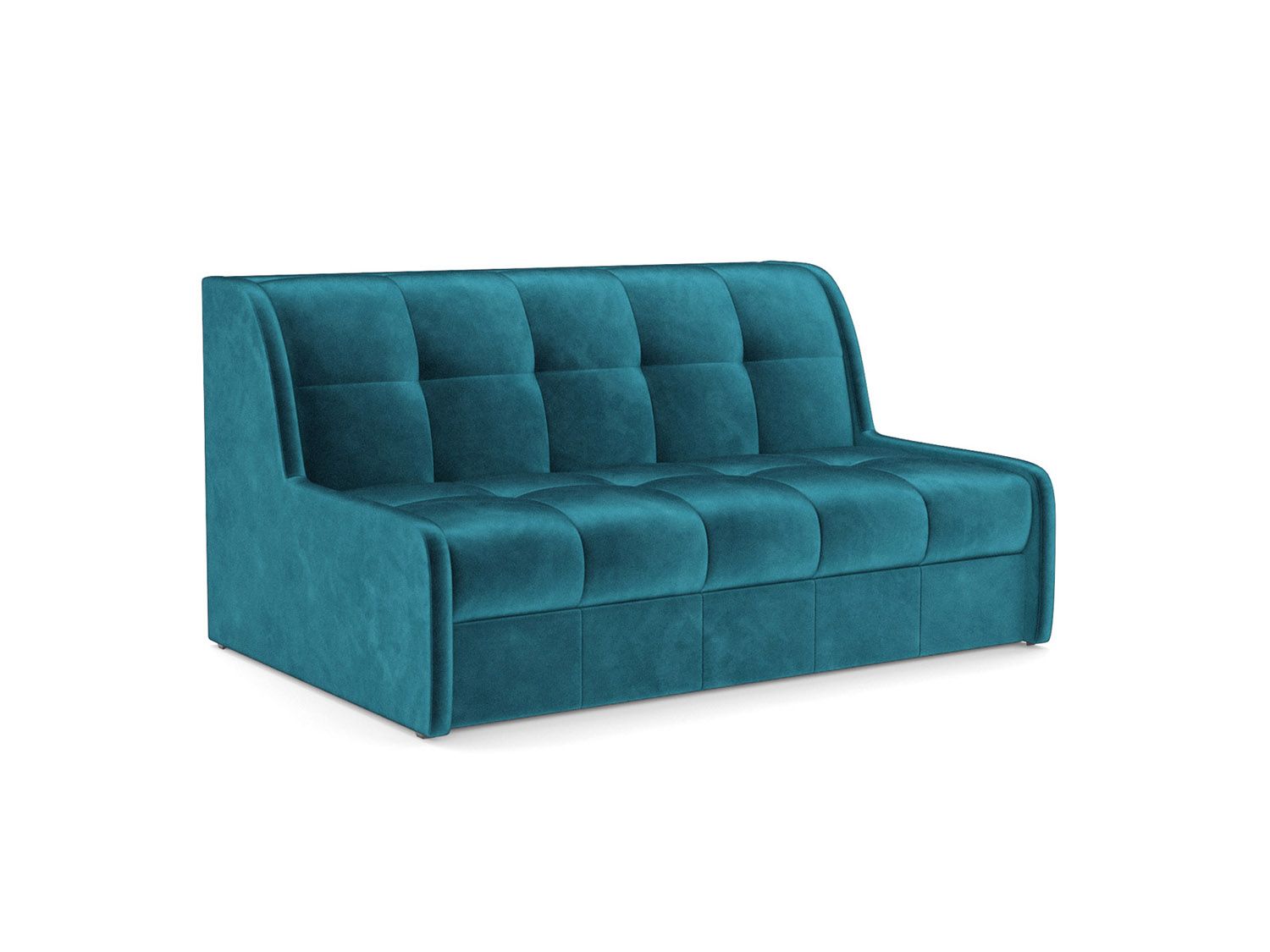 Диван Аккордеон Барон №6 бархат сине-зеленый STAR VELVET 43 BLACK GREEN