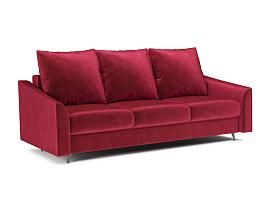 Диван Уэльс бархат красный/ STAR VELVET 3 DARK RED