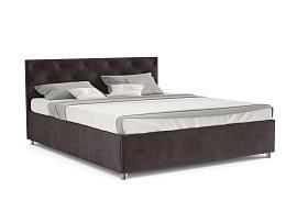 Кровать Классик бархат шоколадный STAR VELVET 60 COFFEE 160