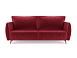 Диван Осло бархат красный/ STAR VELVET 3 DARK RED