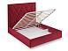 Кровать Треви бархат красный STAR VELVET 3 DARK RED 160