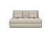Диван Аккордеон Барон №2 бархат бежевый  STAR VELVET 6 LIGHT BEIGE