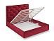 Кровать Рица бархат красный STAR VELVET 3 DARK RED 160