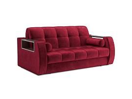 Диван Аккордеон Барон №3 бархат красный  STAR VELVET 3 DARK RED