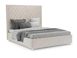 Кровать Мишель бархат бежевый STAR VELVET 6 LIGHT Beige 160