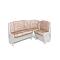 Скамья угловая Орхидея ясень анкор светлый/Велюр Латте