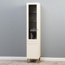 Марион шкаф-витрина 16.397.01 Слоновая кость