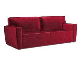 Диван Оскар бархат красный  STAR VELVET 3 DARK RED