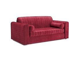 Диван Аккордеон Барон №5 бархат красный  STAR VELVET 3 DARK RED