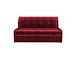 Диван Аккордеон Барон №6 бархат красный  STAR VELVET 3 DARK RED