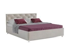 Кровать Классик бархат бежевый STAR VELVET 6 BEIGE 160