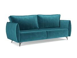 Диван Осло бархат сине-зеленый STAR VELVET 43 BLACK GREEN