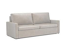 Диван Поло бархат бежевый STAR VELVET 6 LIGHT Beige