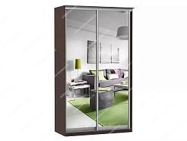 Шкаф купе Модерн 905х450 2-х дверный зеркальный венге