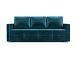 Диван Марсель №2 бархат сине-зеленый STAR VELVET 43 BLACK GREEN