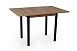 Стол поворотно-раскладной Ирис/Дуб золотой/Черный