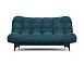 Диван Арно бархат сине-зеленый STAR VELVET 43 BLACK GREEN