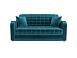 Диван Аккордеон Барон №4 бархат сине-зеленый STAR VELVET 43 BLACK GREEN