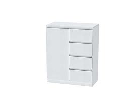 Кэт-1 комод 1 ств./ящики - Белый