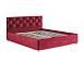 Кровать Классик бархат красный STAR VELVET 3 DARK RED 160