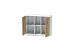 Комод-4 Иннэс-7 Белый/фасад ЛДСП Дуб золотой