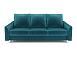 Диван Уэльс бархат сине-зеленый STAR VELVET 43 BLACK GREEN
