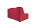 Диван Аккордеон Барон №6 бархат красный  STAR VELVET 3 DARK RED